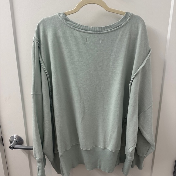 Free People Sweaters - Free People We The Free Camden Sweatshirt Mint Green